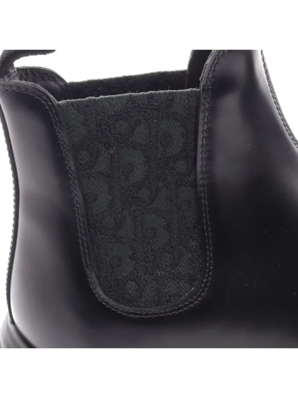 Dior Boots Combat Chelsea Oblique Leather